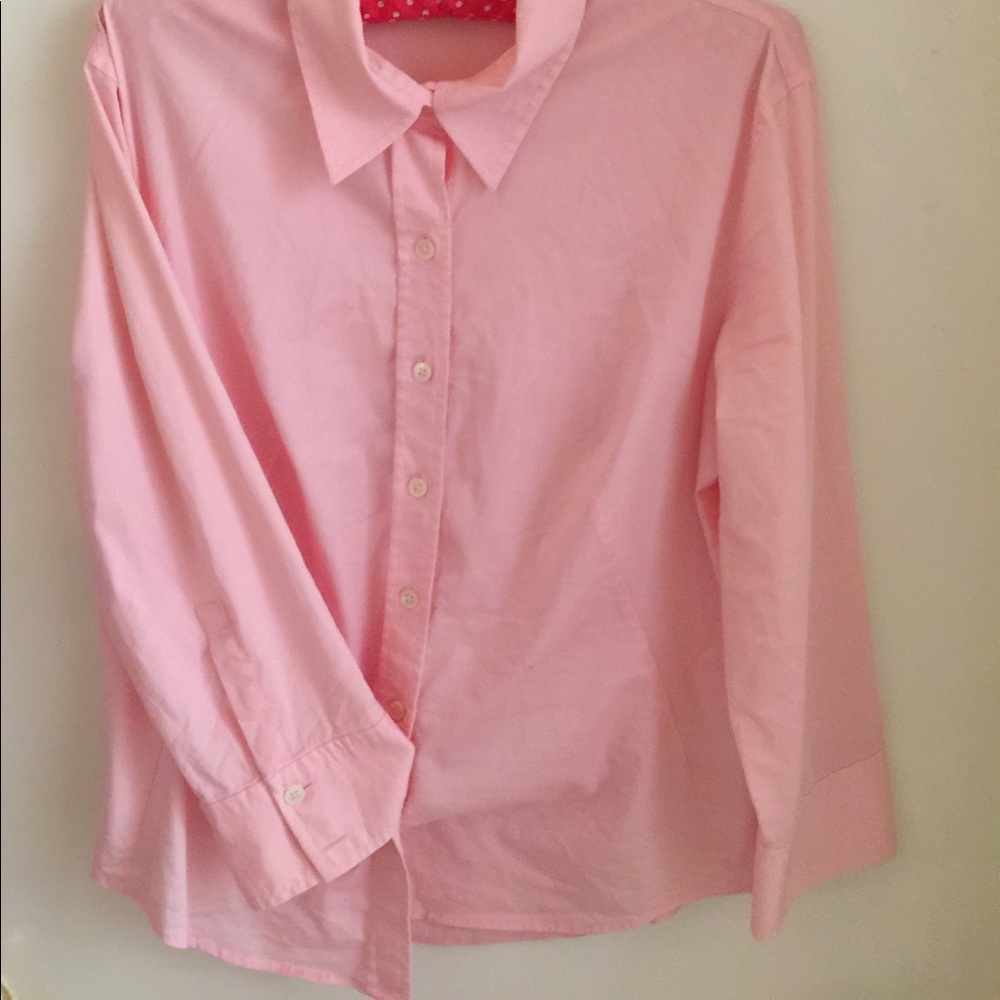Banana Republic Pink Blouse! The Perfect Pink!
